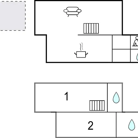 Σπίτι διακοπών Awesome In With Kitchen *